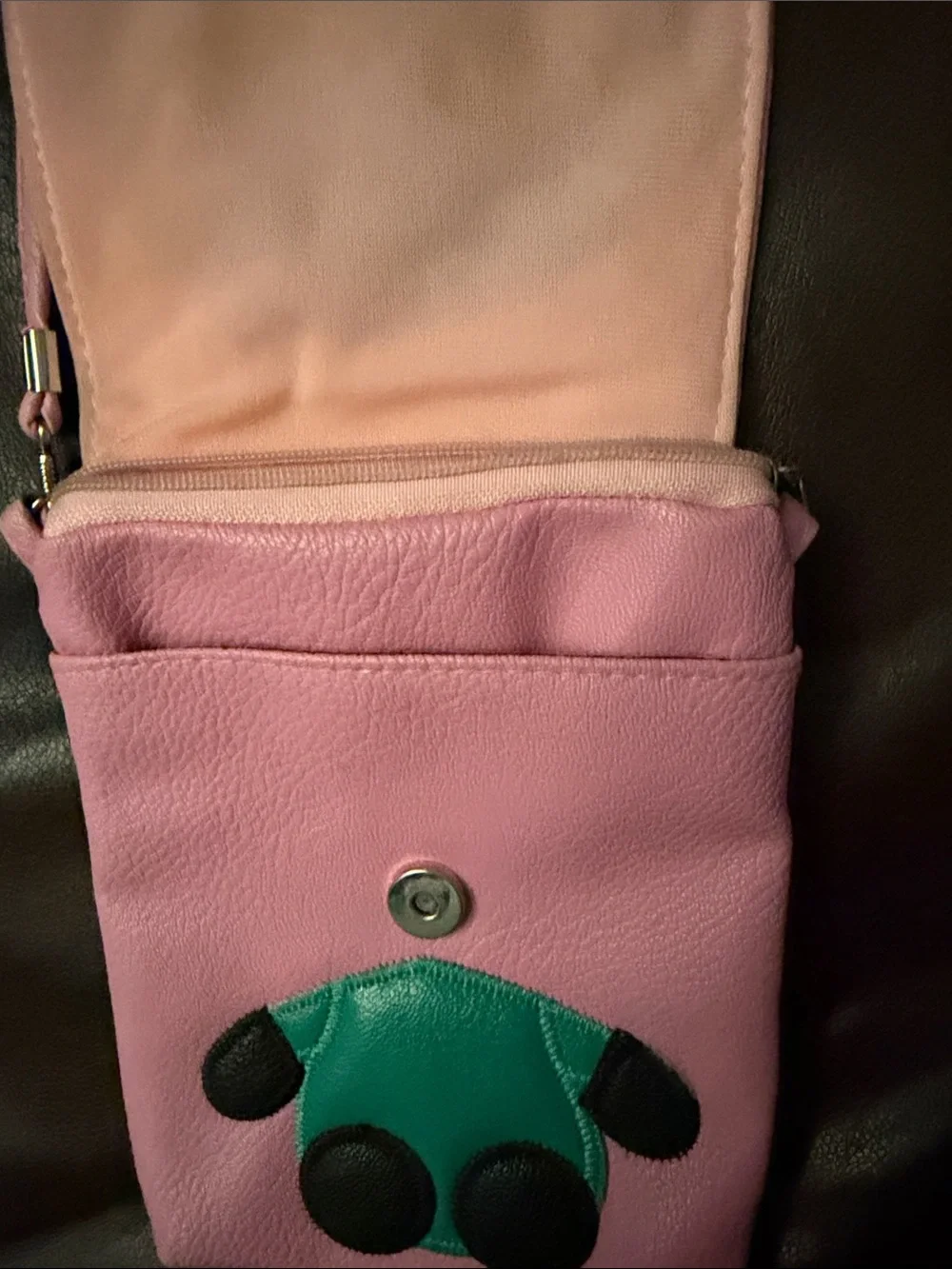 Kids Pink Panda Crossbody Bag - Cute Animal Shoulder Purse
